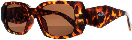 Nyx C2 glanzende havana bruine zonnebril - maat