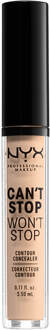 NYX Can't Stop Won't Stop Concealer - Vanilla