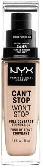 NYX Can't Stop Won't Stop Foundation - Light Porcelain
