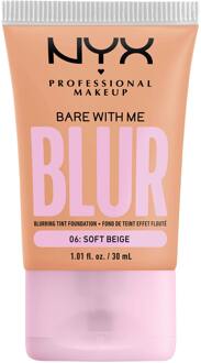 NYX Foundation NYX Bare With Me Blur Tint Foundation 06 Soft Beige 30 ml
