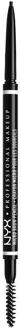 NYX Micro Brow Pencil - Black