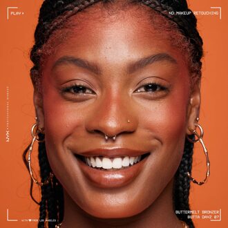 NYX Professional Makeup Buttermelt Powder Bronzer 12H Wear Fade & Transfer Resistant (Various Shades) - Butta Dayz