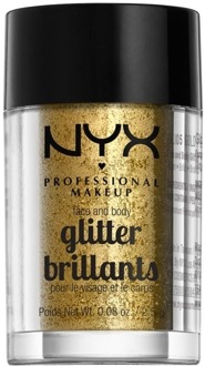 NYX Professional Makeup Face & Body Glitter - Gold GLI05 Goud - 000