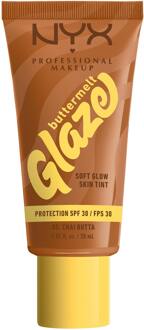 NYX Professional Makeup Foundation NYX Professional Make-Up Buttermelt Glaze SPF30 Foundation Chai Butta 30 ml