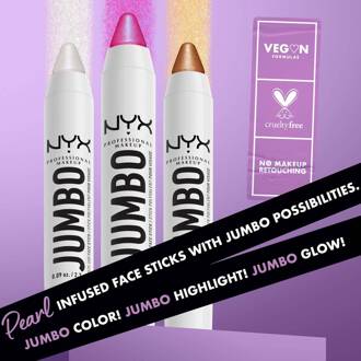 NYX Professional Makeup Jumbo Highlighter Stick 15g (Various Shades) - Coconut Cake