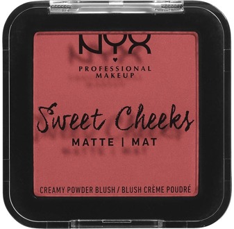 NYX Professional Makeup Sweet Cheeks Matte Creamy Powder blush - Citrine Rose Roze - 000