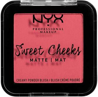 NYX Professional Makeup Sweet Cheeks Matte Creamy Powder blush - Day Dream Rood - 000