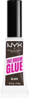 NYX Professional Makeup The Brow Glue Instant Styler 5g (Various Shades) - Black