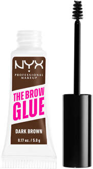 NYX Professional Makeup The Brow Glue Instant Styler 5g (Various Shades) - Dark Brown