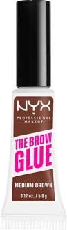 NYX Professional Makeup Wenkbrauw Gel NYX Professional Make-Up The Brow Glue Instant Brow Styler Medium Brown 5 g