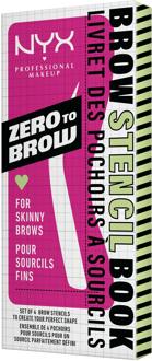 NYX Wenkbrauwsjabloon NYX Zero To Brow Stencil For Skinny Brows 1 st