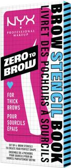 NYX Wenkbrauwsjabloon NYX Zero To Brow Stencil For Thick Brows 1 st