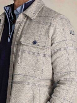 NZA Overshirt Atlas Tenax Check Blauw Lichtblauw - 3XL,M