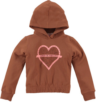 O'Chill Meisjes hoodie pitou Bruin - 104/110