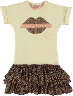O'Chill Meisjes jurk - Natasha - Ecru - Maat 128/134
