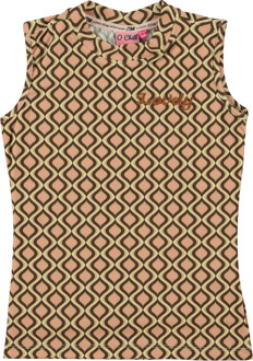 O'Chill Meisjes mouwloos shirt - Rhodee - Multicolor - Maat 116/122