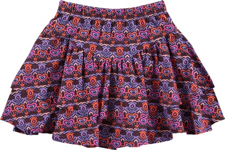 O'Chill Meisjes rok - Julia - Paars - Maat 152/158