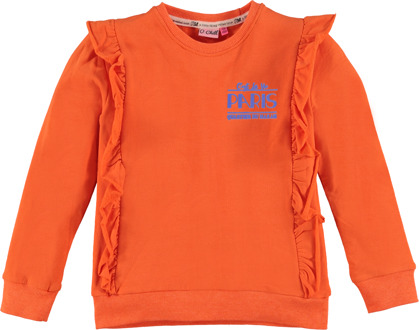 O'Chill Meisjes sweater - Marjorie - Oranje - Maat 116/122