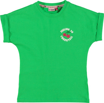 O'Chill Meisjes t-shirt - Lennox - Groen - Maat 116/122