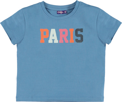 O'Chill Zomer meisjes shirt blauw - Mila - Maat 104/110