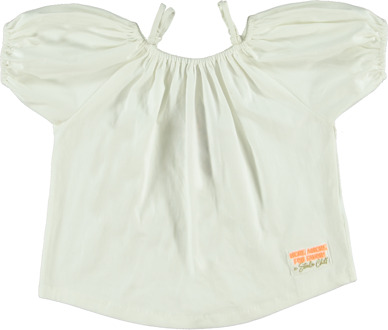 O'Chill Zomer meisjes shirt off wit - Veerle - Maat 104/110
