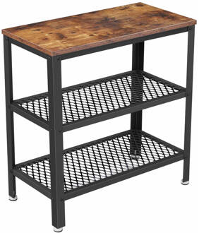 O'DADDY O'DADDY® Wandtafel - Sidetable Industrieel - Dressoir 60x30x60 - bruin