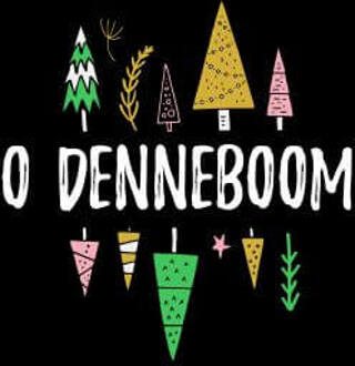 O Denneboom Dames T-Shirt - Zwart - 3XL