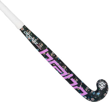 O'Geez Floral Hockeystick Junior zwart - paars - wit - 30