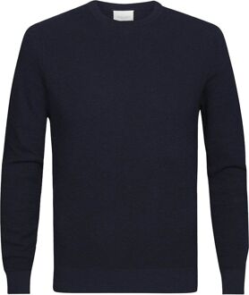 O-Hals Trui Navy Blauw - L,M,S,XL,XXL