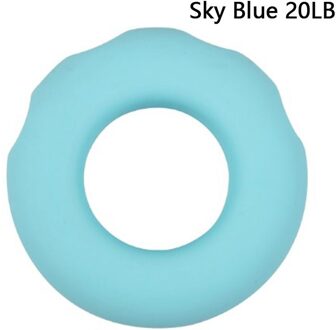 O Hand Gripper Grip Siliconen Ring Hand Weerstand Band Vinger Brancard-Oefening Voor Onderarm Pols Training Carpaal Hand Expander lucht blauw