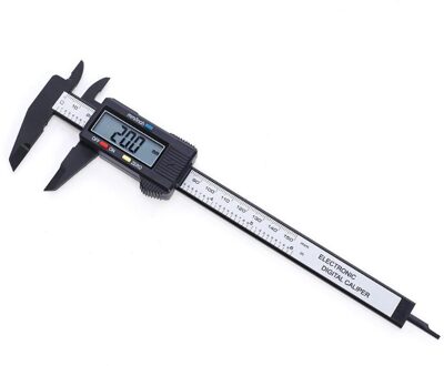 O.M.Y 1pcs Meten 0-150mm 6 Inch Plastic LCD Elektronische Digitale Koolstofvezel Schuifmaat Regel gauge Micrometer