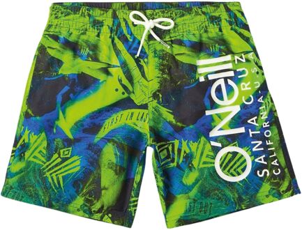 O'Neill Cali Crazy 14" Zwemshort Jongens groen - blauw - zwart - wit - 128