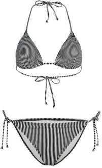O'Neill Dames bikini set capri bondey zwart/wit gestreept Veelkleurig - 40