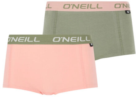 O'Neill Dames boxershort 2-pack blossom oil green Veelkleurig - L