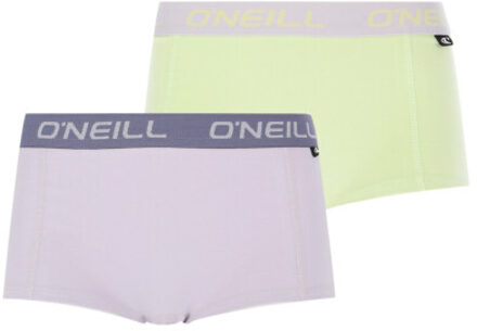 O'Neill Dames boxershort 2-pack thistle reed - maat L Groen