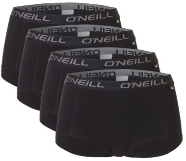 O'Neill Dames boxershorts 4-pack Zwart - S