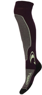 O'Neill Dames/heren skisokken 1-paar plum Paars - 35-38