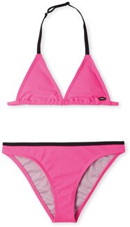 O'Neill Essential Triangle Bikini Meisjes roze - zwart - 128