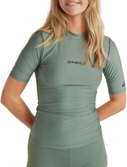 O'Neill Essentials Bidart S/S Skin Shirt Dames groen - L
