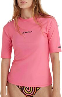 O'Neill Essentials Bidart S/S Skin Shirt Dames roze - XL