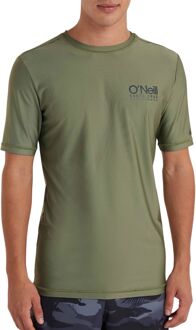 O'Neill Essentials S/S Skin Shirt Heren groen - L