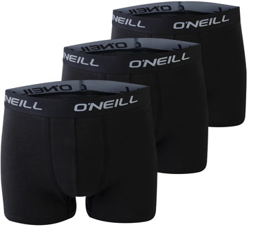 O'Neill Heren boxershorts trunks 900003 effen zwart 3-pack Print / Multi - XXL
