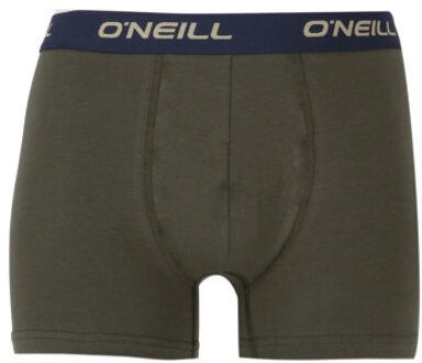 O'Neill Heren boxershorts trunks bruin/blauw 3-pack - L