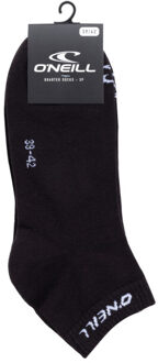 O'Neill Heren / dames enkelsokken quarter sokken 9-pack Zwart - 35-38
