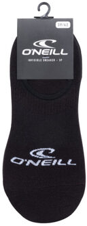 O'Neill Heren / dames footies sokken no show 9-pack - maat 35-38 Zwart