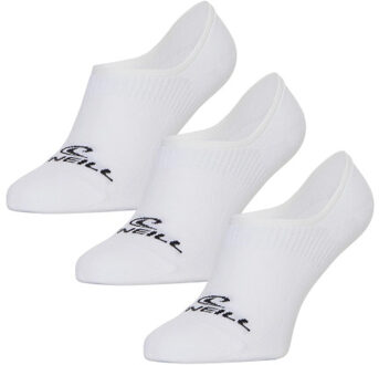 O'Neill Heren / dames footies sokken no show 9-pack - maat 39-42 Wit