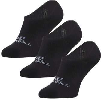 O'Neill Heren / dames footies sokken no show 9-pack - maat 43-46 Zwart