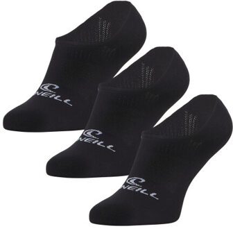 O'Neill Heren / dames footies sokken no show 9-pack wit/zwart - maat 35-38