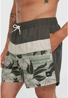 O'Neill Heren zwemshort cali block 15" groen/wit gebloemd Veelkleurig - M