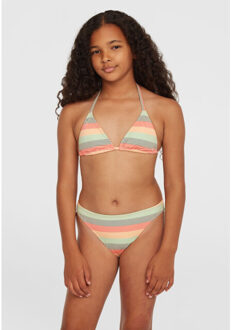 O'Neill Meisjes triangel bikini set regenboog gestreept Veelkleurig - 140